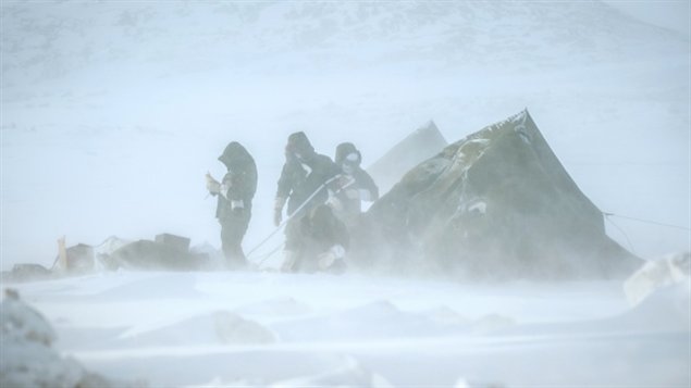  160 militaires réservistes canadiens et américains prennent part à l’exercice « Guerrier Nordique » jusqu’au dimanche 9 mars.  