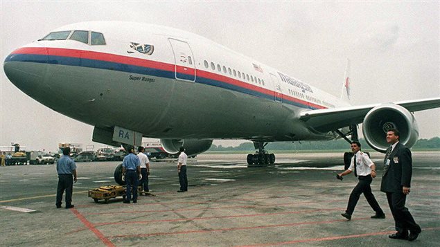 طائرة بوينغ 777 مماثلة للطائرة التي تحطمت