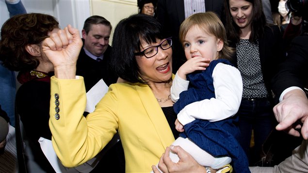 Olivia Chow a lancé sa campagne à la mairie de Toronto jeudi.