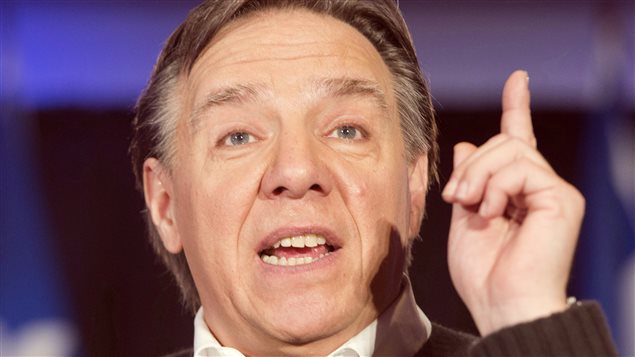 François Legault líder de la Coalición Avenir Quebec.