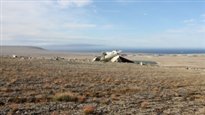 Site de l'écrasement de l'avion de la compagnie First Air au Nunavut en 2011.