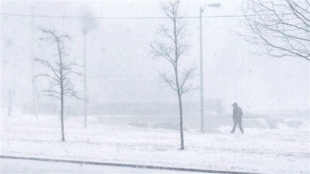 Tempête du 26 mars à Halifax en Nouvelle-Écosse