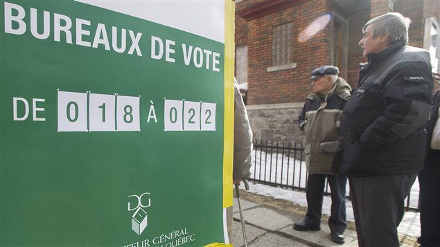 ناخبون في دائرة لورييه / دوريون في مونتريال يستعدون للإدلاء بأصواتهم في انتخابات مقاطعة كيبيك اليوم