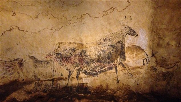 L'exposition La grotte de Lascaux : chefs-d'oeuvre de la préhistoire, présentée au Centre des Sciences de Montréal.