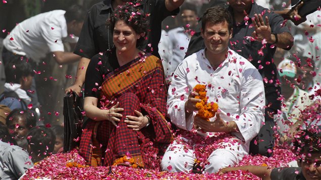Rahul Gandhi y su hermana Priyanka Gandhi