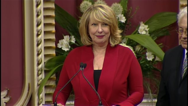 Christine St-Pierre, ministre des Relations internationales et de la Francophonie
