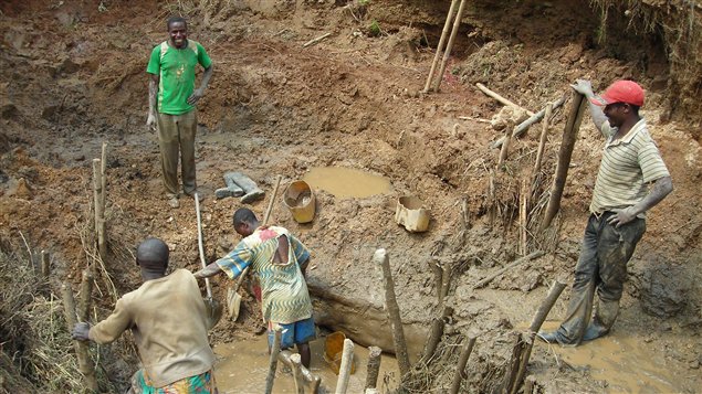 Mineurs informels en République démocratique du Congo