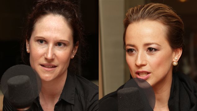 Julie Lacroix et Karine Vanasse Julie Lacroix et Karine Vanasse