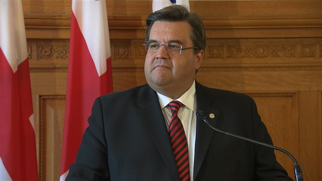 Le maire de Montréal, Denis Coderre