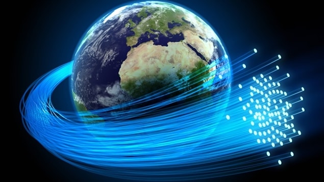 Une représentation artistique d'Internet. Une représentation artistique d'Internet.