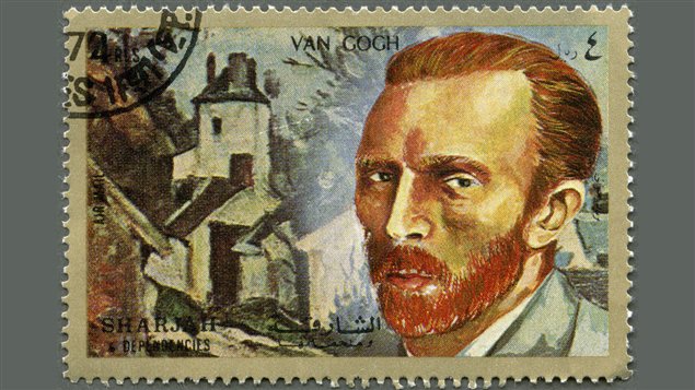 Un timbre à l'effigie de Vincent Van Gogh Un timbre à l'effigie de Vincent Van Gogh