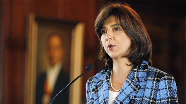 María Ángela Holguin, canciller de Colombia.