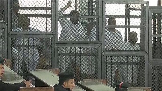 بعض المحكومين بالإعدام في المنية اليوم