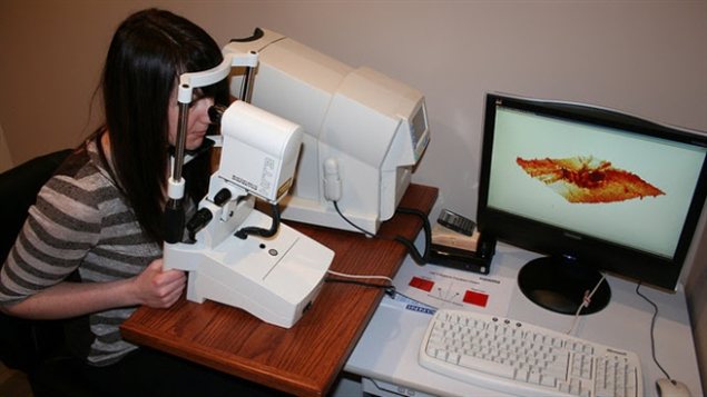 Examen de la vue chez un optométriste