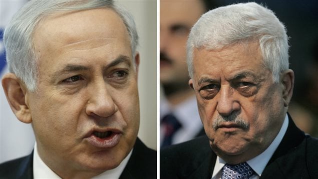 الزعيمان الفلسطيني والإسرائيلي