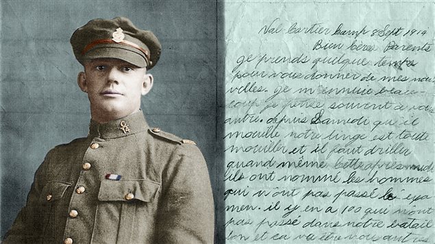 Arthur Giguère, soldat canadien pendant la Première Guerre mondiale