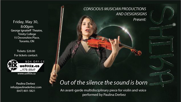 Poster del concierto Shika de Paulina Derbez el próximo 30 de mayo.