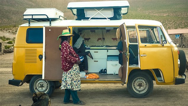 El caracol amarillo en Bolivia