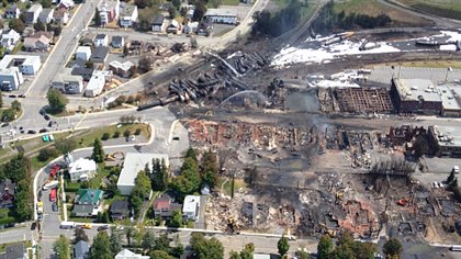Lac-Mégantic : une voie de contournement moins coûteuse? - ICI.Radio-Canada.ca