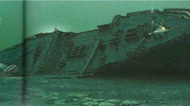 Los restos de naufragio del Empress of Ireland