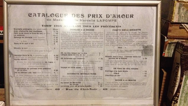 origine des prostituées