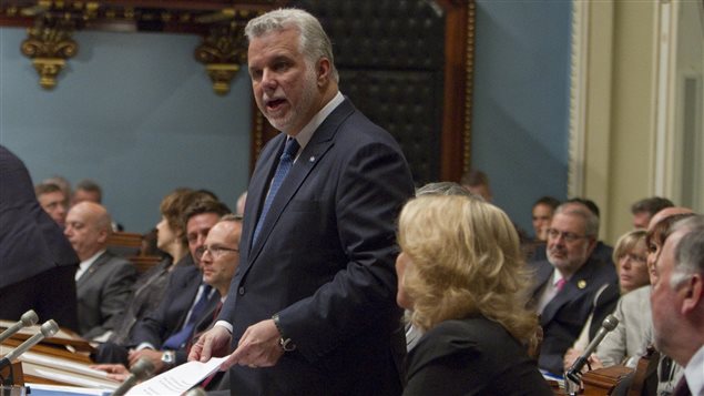 Philippe Couillard en la Asamblea nacional