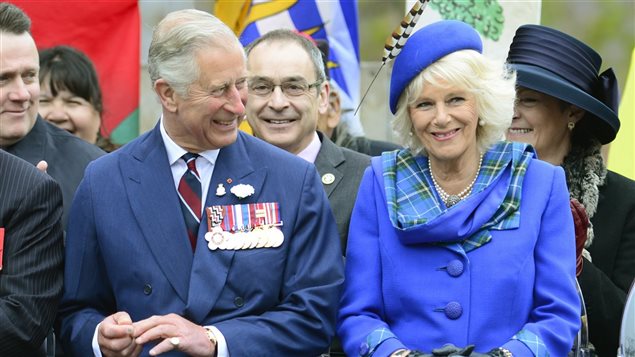 Le prince Charles et son épouse Camilla à Halifax.