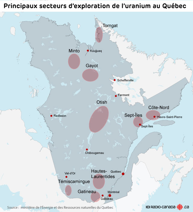 Exploration de l'uranium au Québec