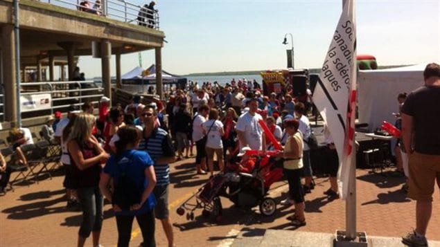 Une marche de la Société canadienne de la sclérose en plaque à Trois-Rivières Une marche de la Société canadienne de la sclérose en plaque à Trois-Rivières