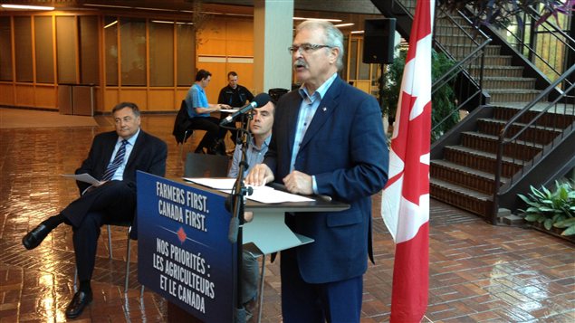 Le ministre fédéral de l'Agriculture, Gerry Ritz