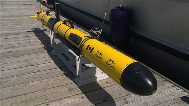 Ce drône sous-marin téléguidé est utilisé par les chercheurs pour cartographier les fonds marins.