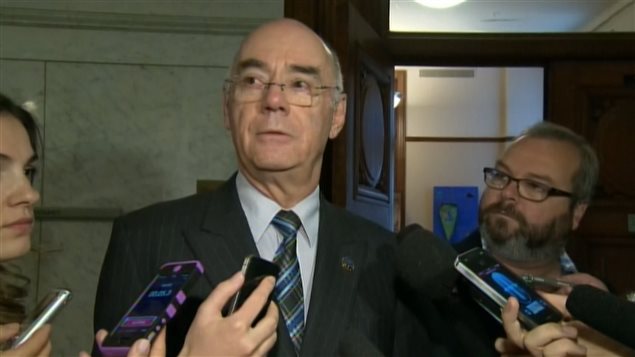 Le ministre de l'Économie Jacques Daoust