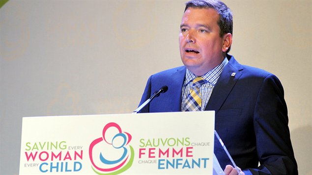Christian Paradis, ministro de Desarrollo Internacional y de la Francofonía