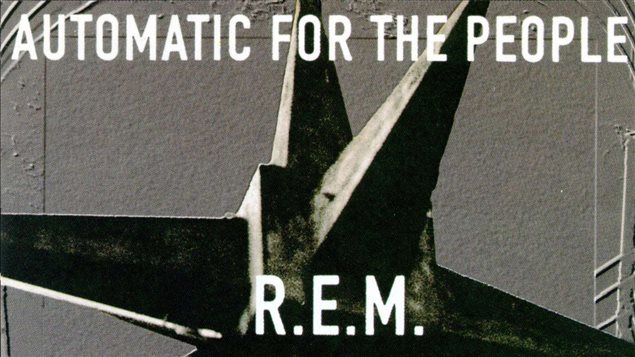 Détail de la pochette de l'album de R.E.M. <em>Automatic for the poeple</em> Détail de la pochette de l'album de R.E.M. <em>Automatic for the poeple</em>