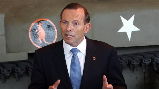 Le premier ministre australien, Tony Abbott