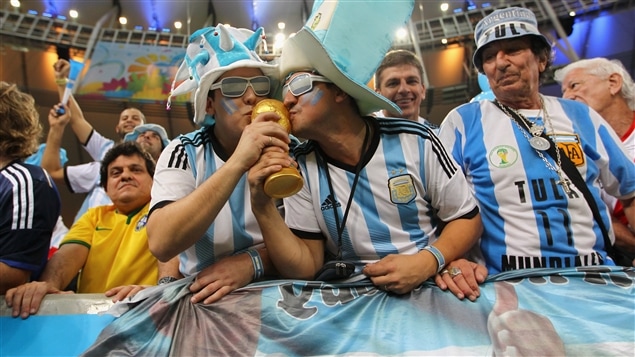 Les supporteurs argentins rêvent à un troisième sacre de l'Albiceleste.
