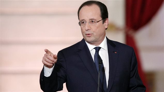 El presidente francés, François Hollande. 