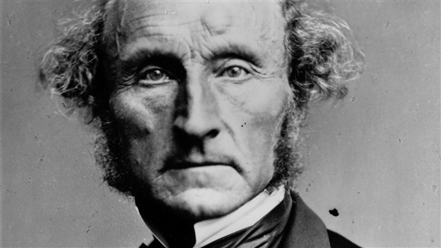 Le philosophe John Stuart Mill en 1870. Le philosophe John Stuart Mill en 1870.