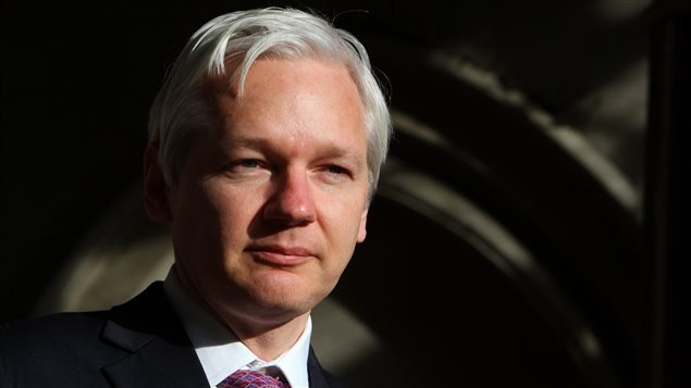 Julian Assange, fundador de Wikileaks y refugiado en la Embajada ecuatoriana en Londres.