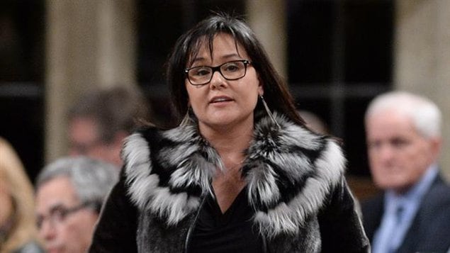 Canada's Environment Minister, and Minister for the Arctic Council, Leona Aglukkaq answers a question during question period in the House of Commons in Ottawa, Thursday, January 30, 2014.