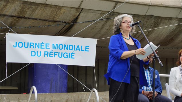 Rivka Augenfeld, porte-parole de la Journée mondiale du réfugié 2014 à Montréal. 