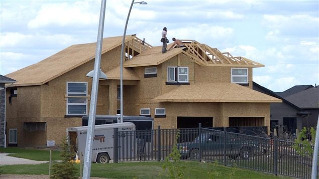 Maison en construction à Saskatoon