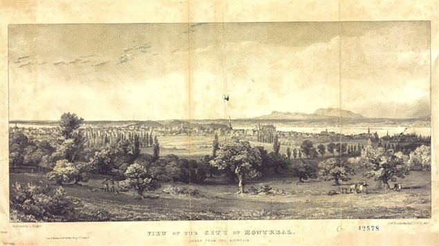 Vue de Montréal, vers 1840 Vue de Montréal, vers 1840