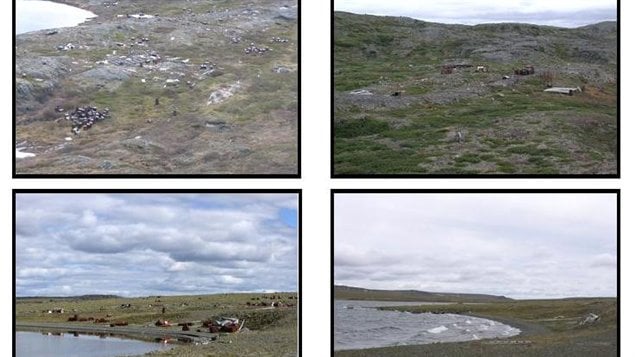  Exemples de sites réhabilités - avant, après - avec le Fonds Restor-Action Nunavik