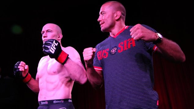 George Saint-Pierre, campeón mundial (UFC) de combate último.
