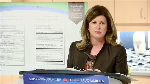 Rona Ambrose, ministre fédérale de la Santé