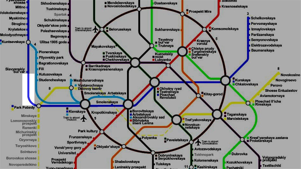 Схема метро партизанская на схеме