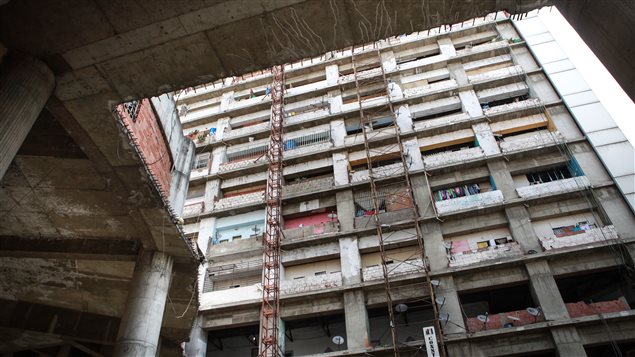 La Torre de David, en Caracas, Venezuela