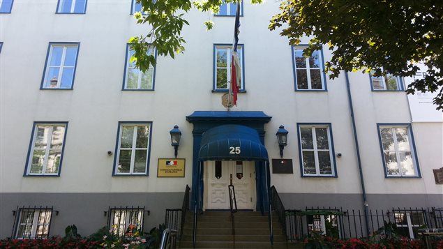 Le consulat général de France à Québec est situé à deux pas du Château Frontenac.