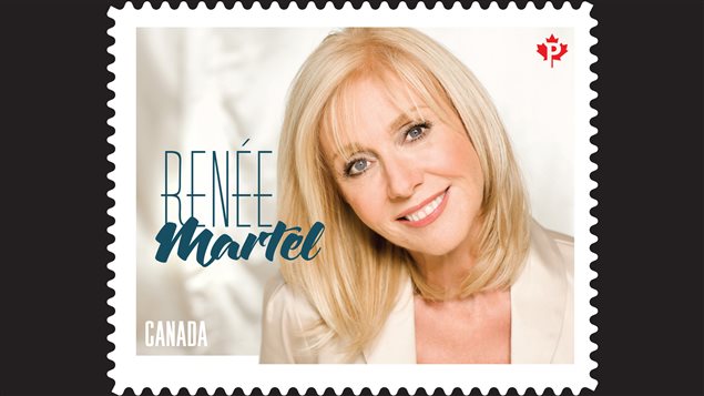 Postes Canada a émis un timbre à l'effigie de la chanteuse country Renée Martel. Postes Canada a émis un timbre à l'effigie de la chanteuse country Renée Martel.